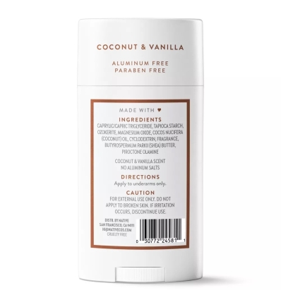 (Coconut & Vanilla) Deodorant