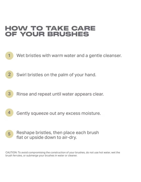 *SOBRE PEDIDO* Buttery Blends 4-Piece Face Brush Set