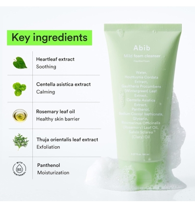 abib - Mild Foam Cleanser