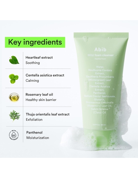 abib - Mild Foam Cleanser