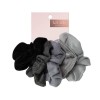 (Black/Gray) Velvet Scrunchies